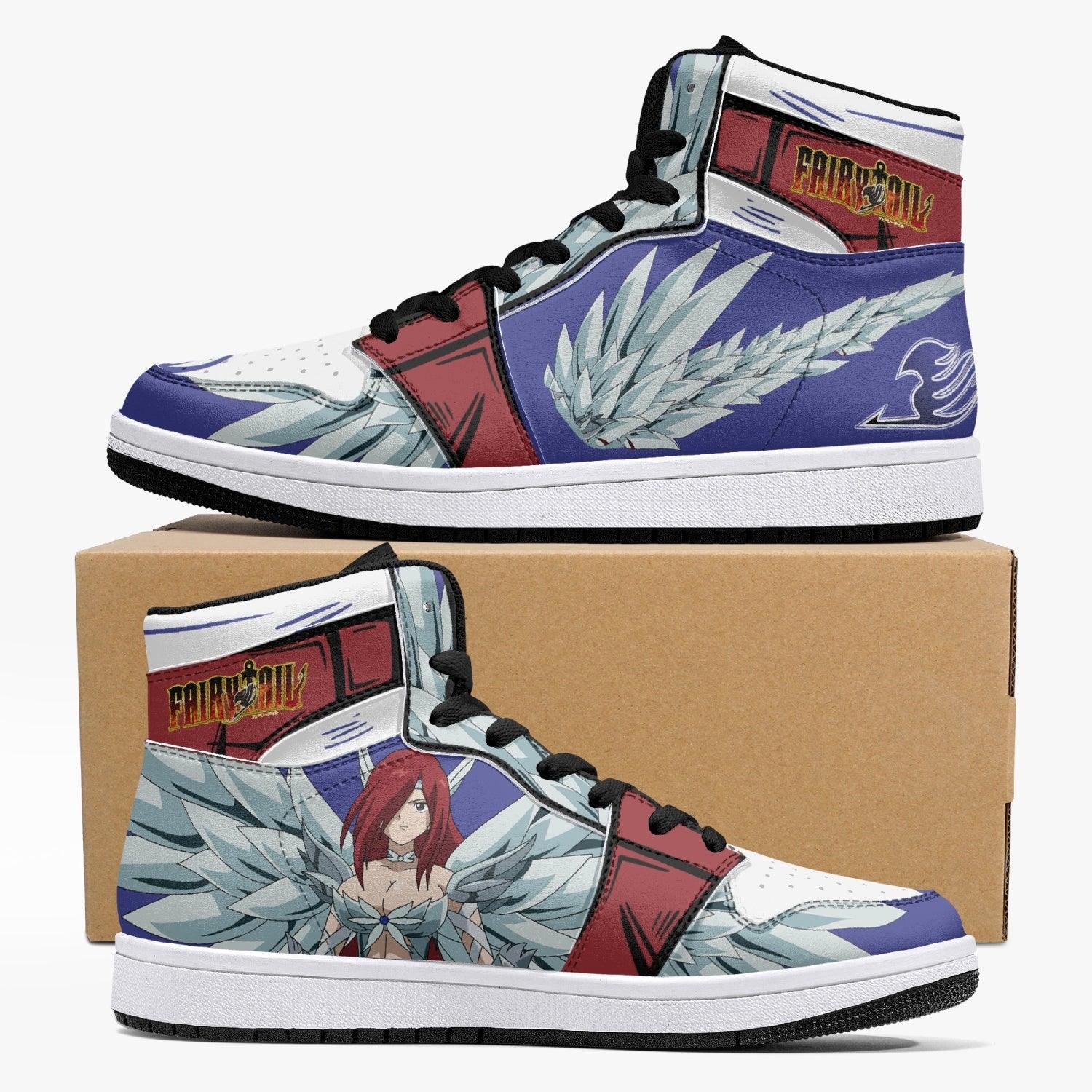 Morukai "Erza Scarlet Heaven's Wheel Armor Fairy Tail Mid 1 Basketball Shoes
