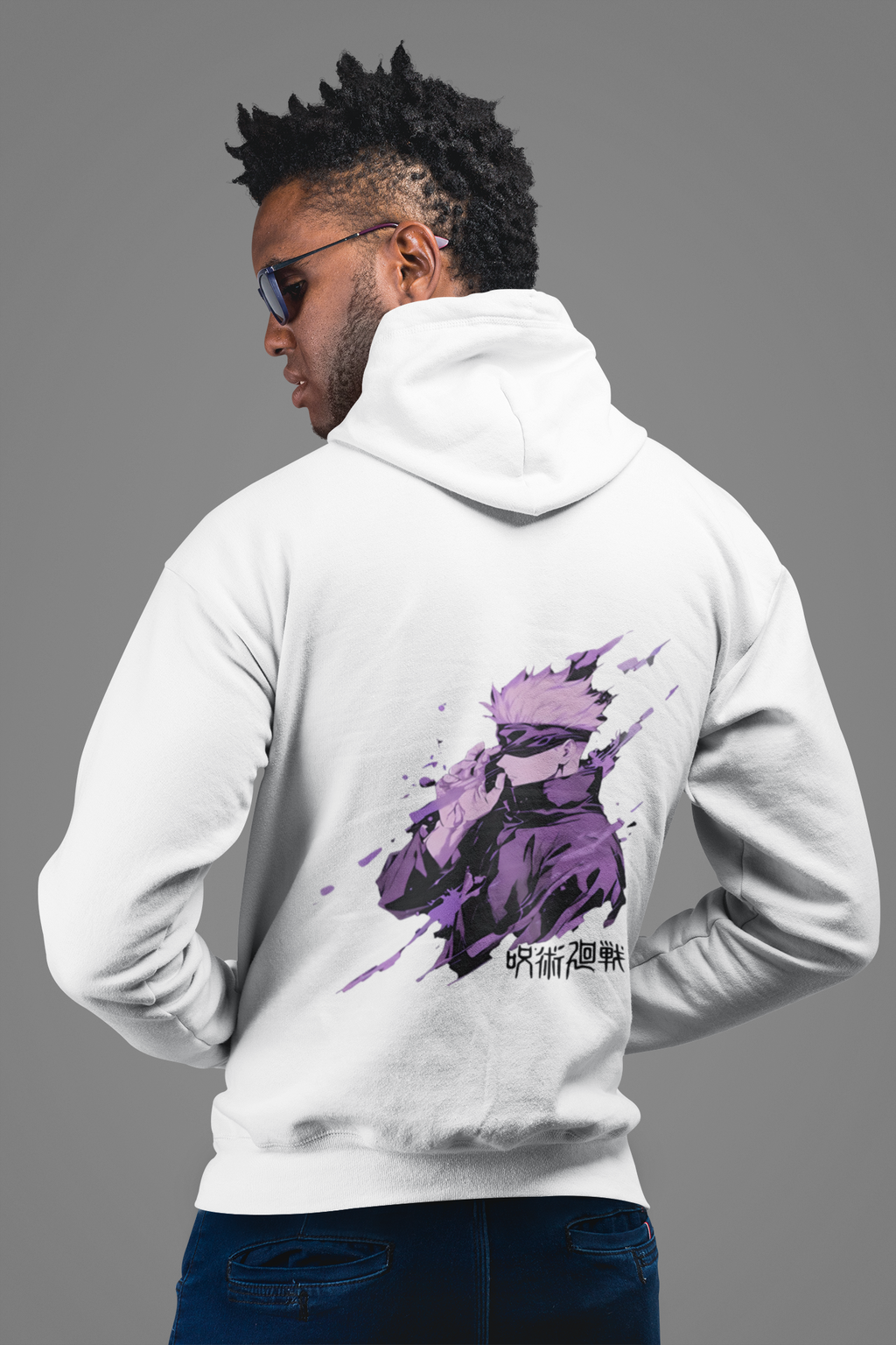 Morukai "Satoru Gojo The Strongest" Jujutsu Kaisen Unisex Hoodie