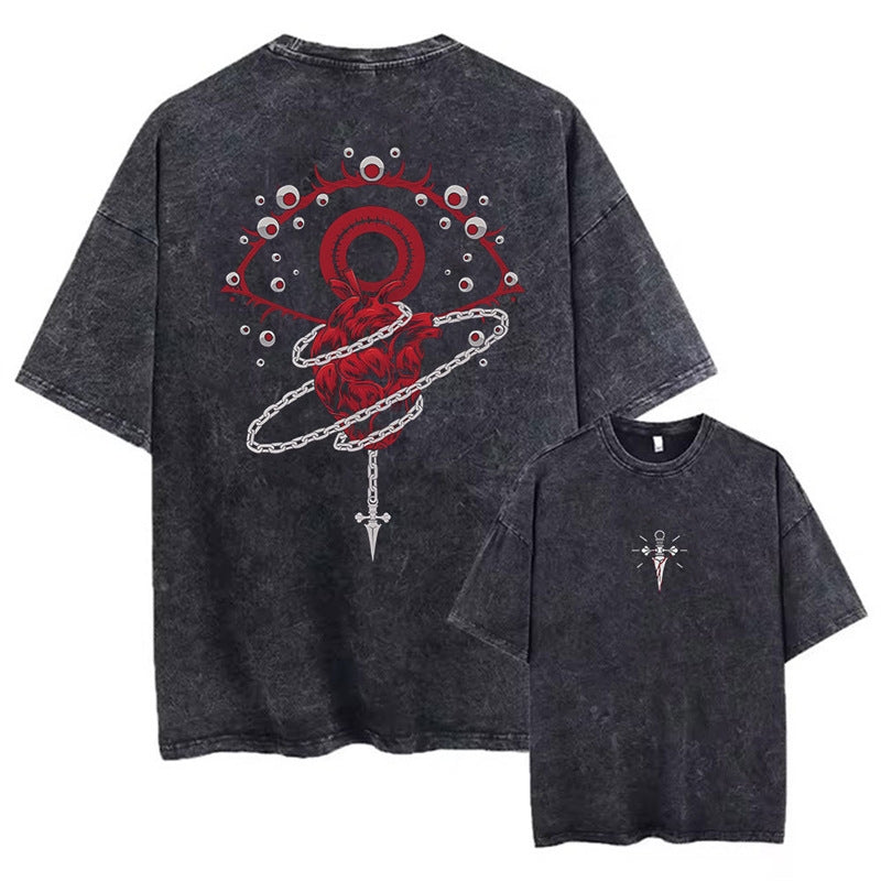 Morukai "Kurapika" Hunter x Hunter Vintage Washed Oversized T-Shirt