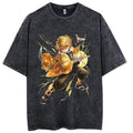 Morukai "Thunderclap & Flash" Demon Slayer Vintage Washed Oversized T-Shirt