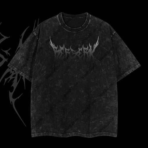 Morukai "Brand of Sacrifice" Berserk Vintage Washed Oversized T-Shirt