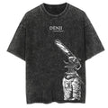 Morukai "Denji" Chainsaw Man Vintage Washed Oversized T-Shirt