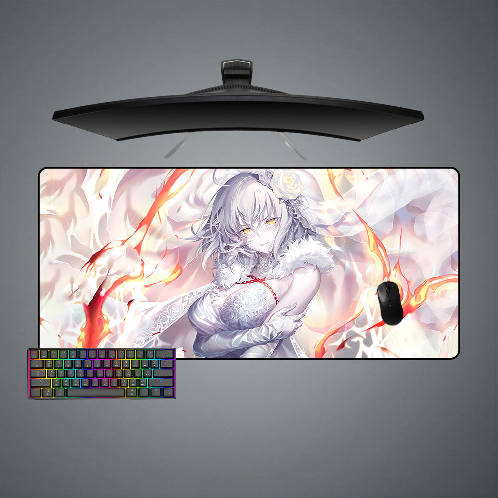 Morukai "Jeanne d'Arc White " FGO Gaming Mouse Pad