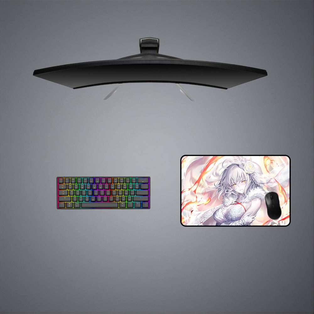 Morukai "Jeanne d'Arc White " FGO Gaming Mouse Pad