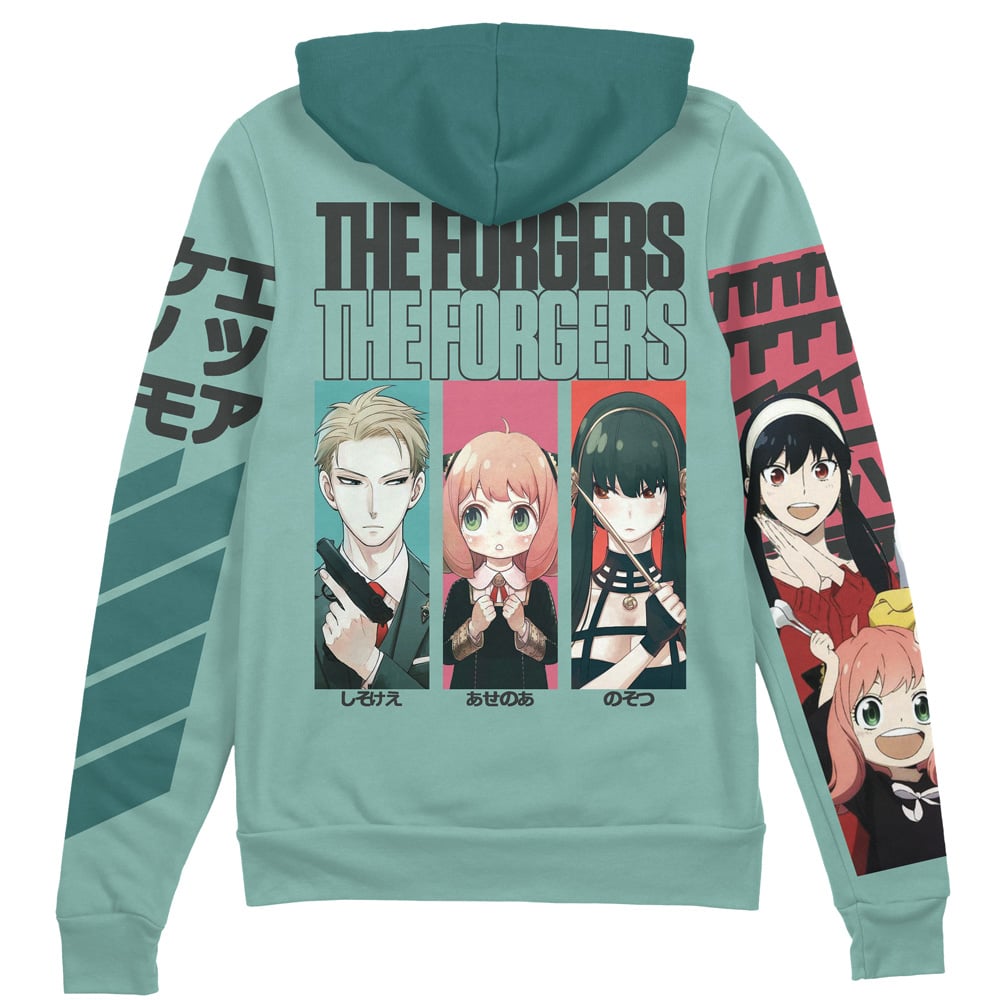 Morukai "Forgers Spy x Family Streetwear Zip Hoodie Jacket
