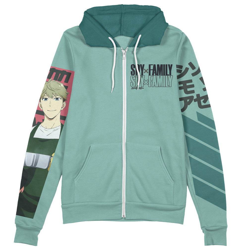 Morukai "Forgers Spy x Family Streetwear Zip Hoodie Jacket