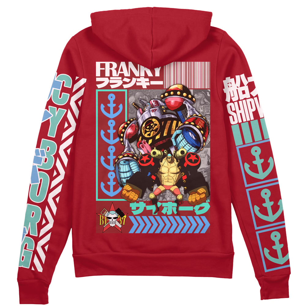 Morukai "Franky One Piece Streetwear Zip Hoodie Jacket