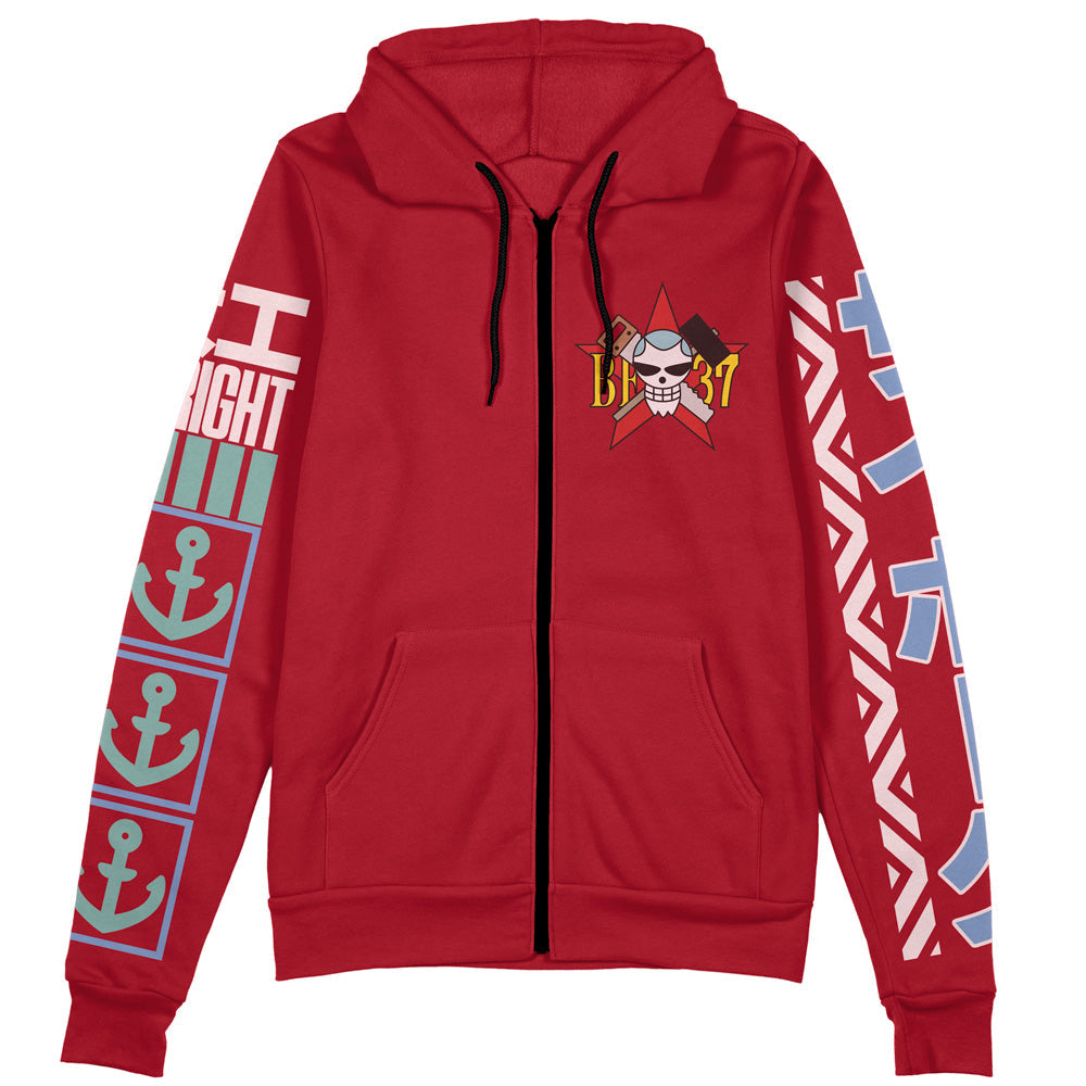 Morukai "Franky One Piece Streetwear Zip Hoodie Jacket