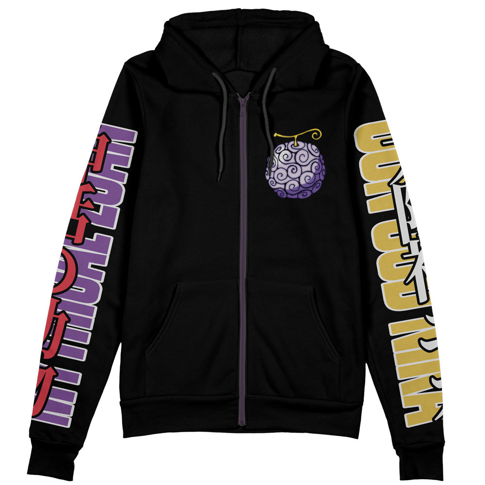 Morukai "Gear 5th Luffy V3 One Piece Streetwear Zip Hoodie Jacket