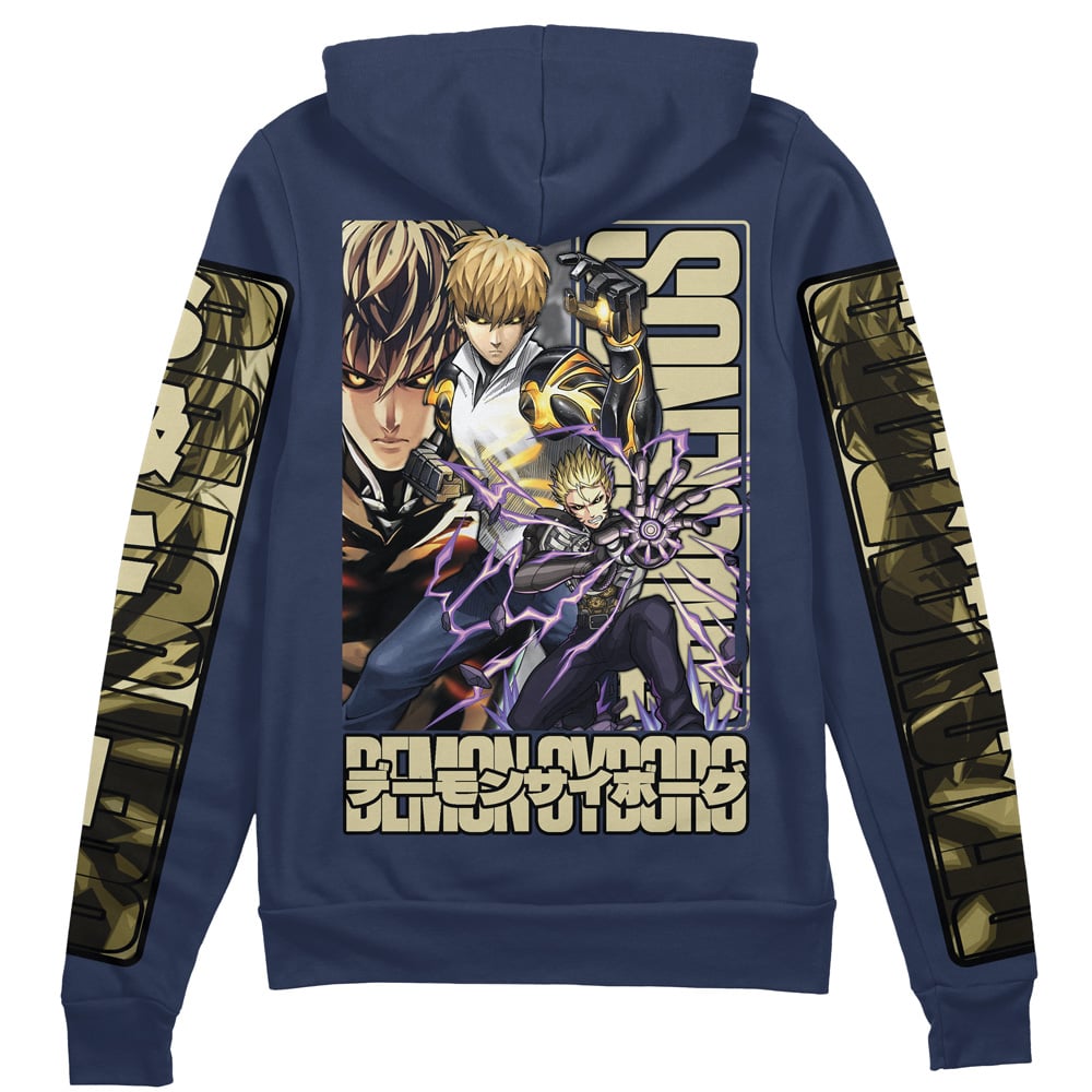 Morukai "Genos One Punch Man Streetwear Zip Hoodie Jacket