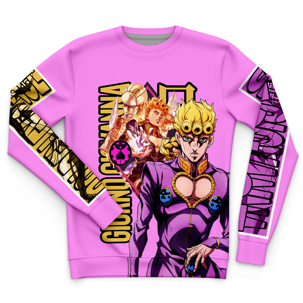 Morukai "Giorno Giovanna" Jojo's Bizarre Adventure Streetwear Sweatshirt