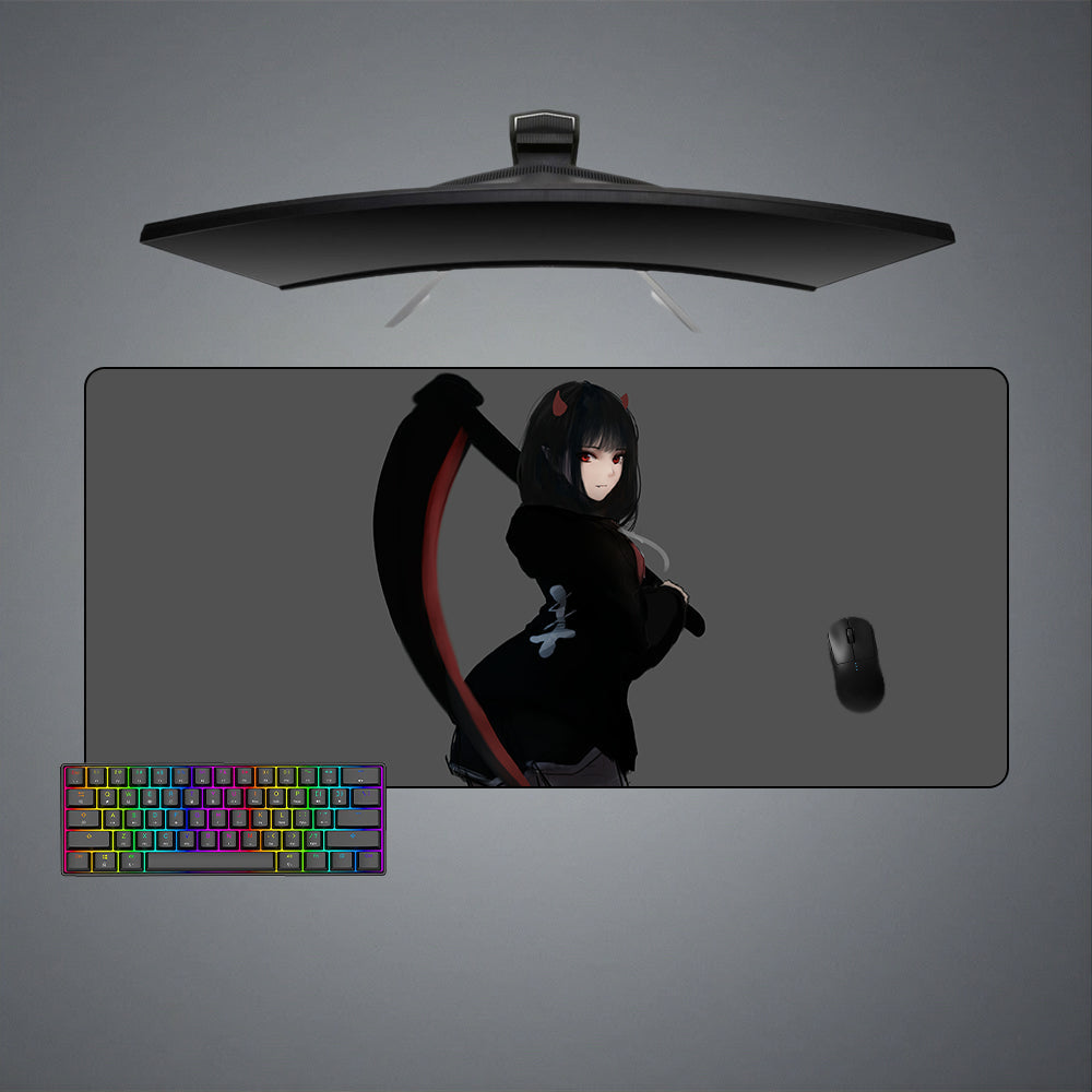 Morukai "Girl with Scythe" Original Gaming Mouse Pad