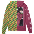 Morukai "Giyu Tomioka Haori" Demon Slayer: Kimetsu no Yaiba Streetwear Zip Hoodie Jacket