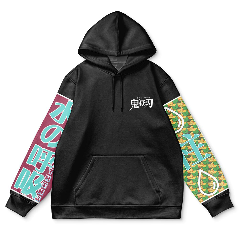 Morukai "Giyu Tomioka Water Pillar" Demon Slayer: Kimetsu no Yaiba Streetwear Hoodie