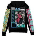 Morukai "Giyu Tomioka Water Pillar" Demon Slayer: Kimetsu no Yaiba Streetwear Zip Hoodie Jacket