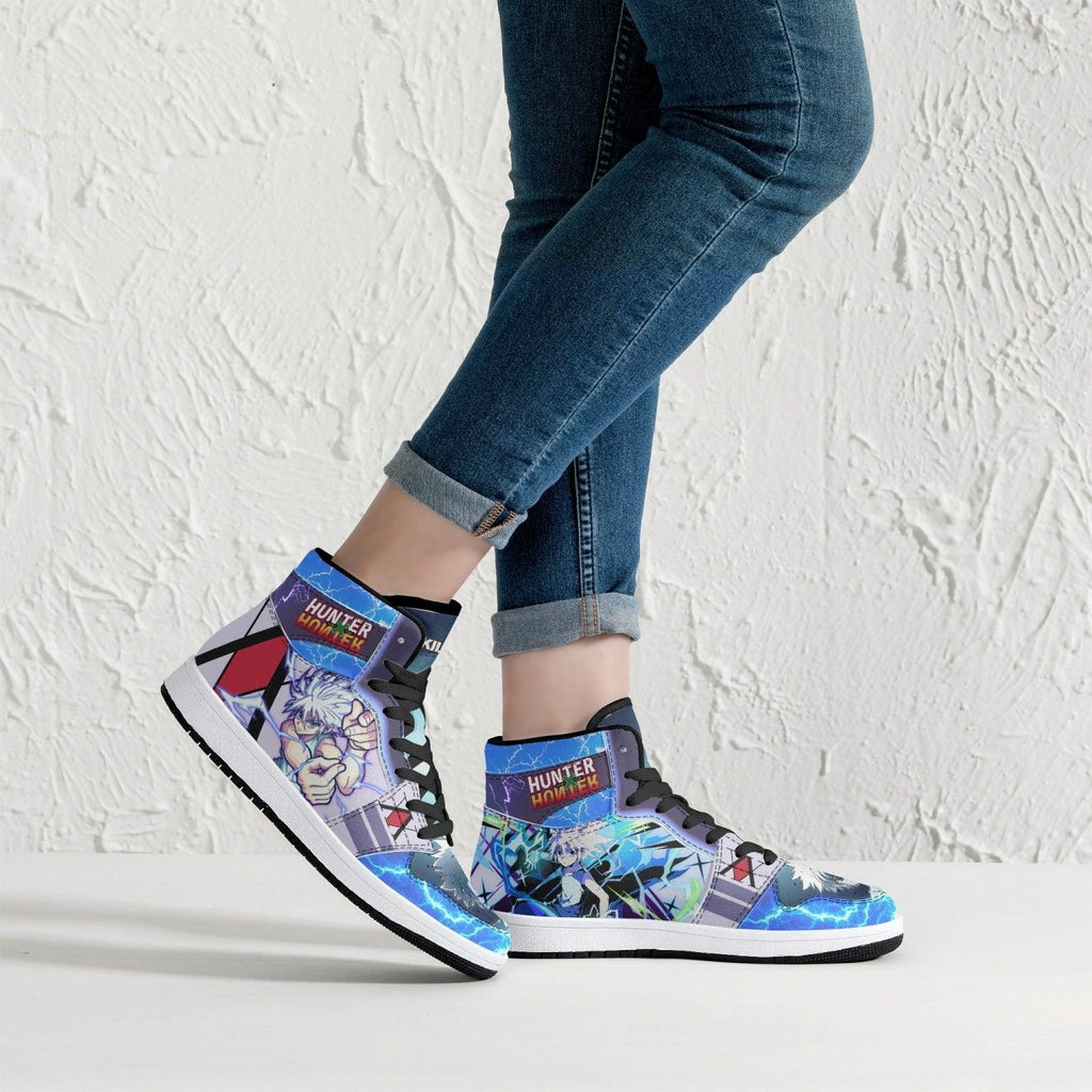 Morukai "Godspeed Killua Hunter X Hunter Mid 1 Basketball Shoes