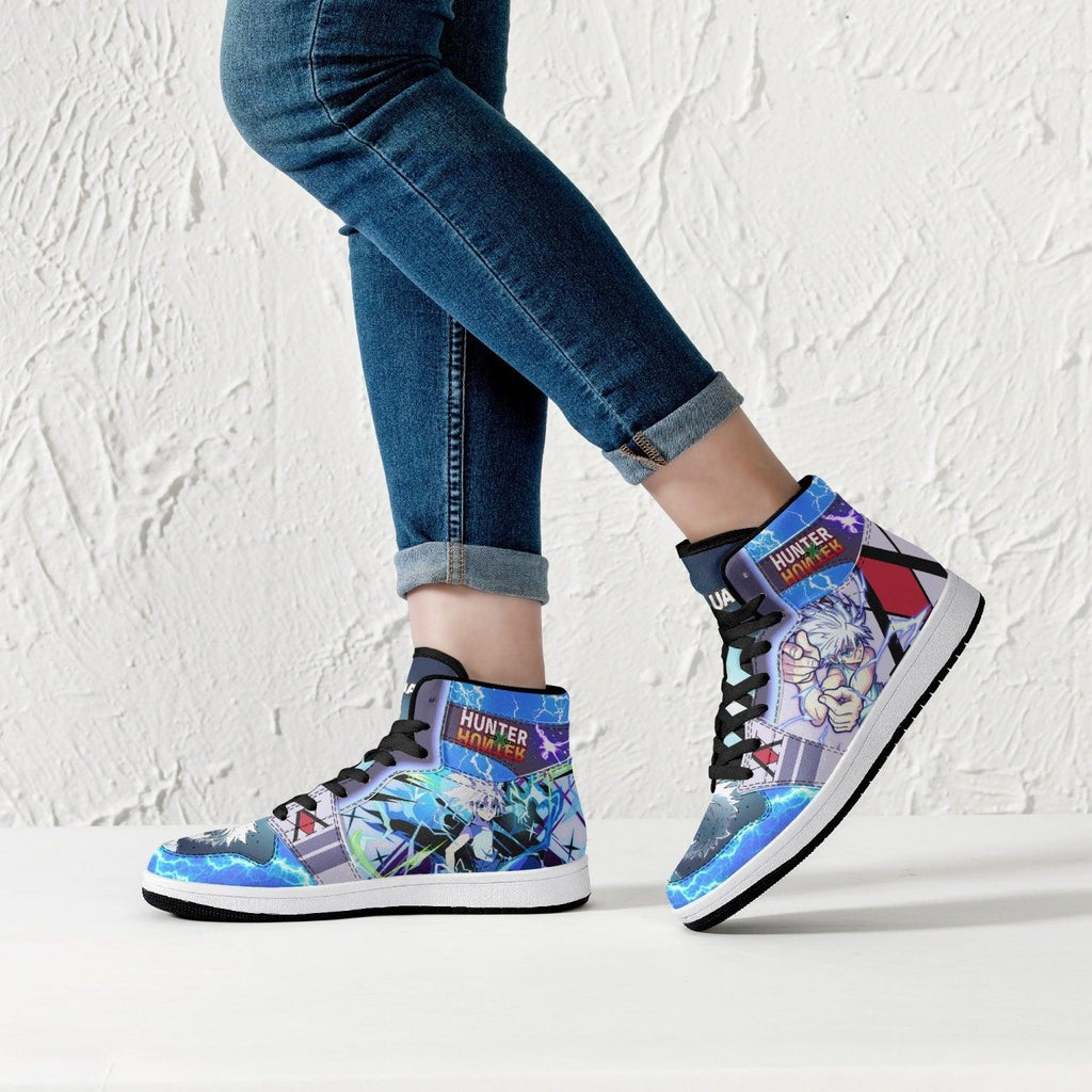 Morukai "Godspeed Killua Hunter X Hunter Mid 1 Basketball Shoes