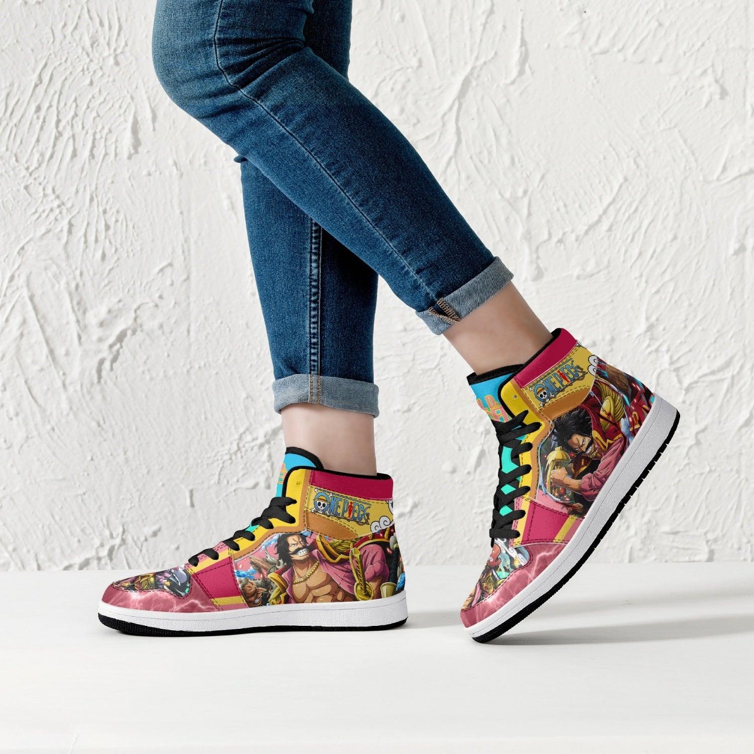 Morukai "Gol D. Roger One Piece Mid 1 Basketball Shoes