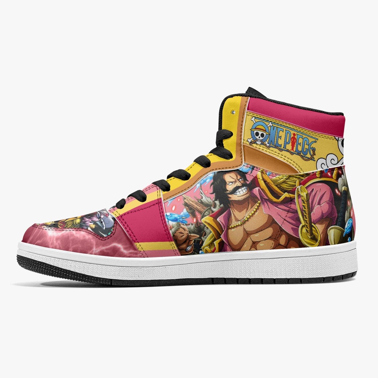 Morukai "Gol D. Roger One Piece Mid 1 Basketball Shoes
