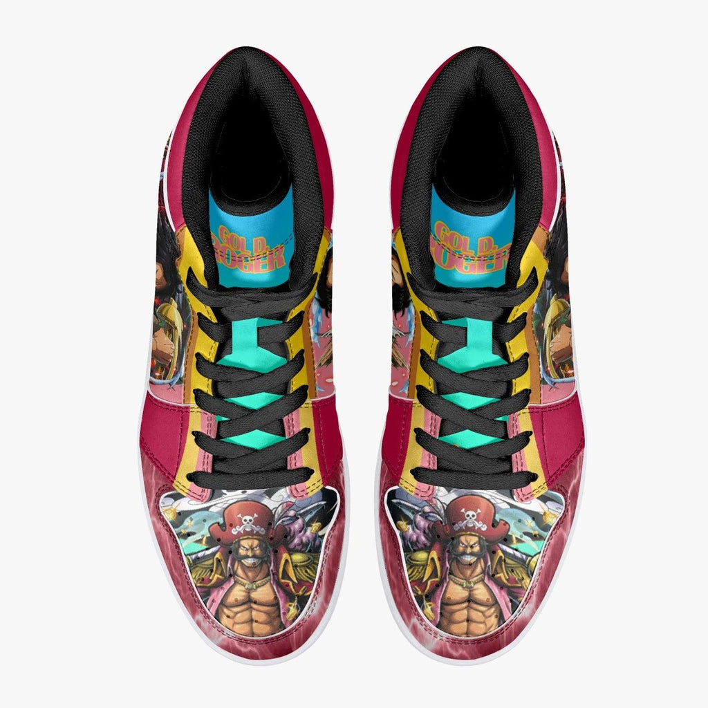 Morukai "Gol D. Roger One Piece Mid 1 Basketball Shoes