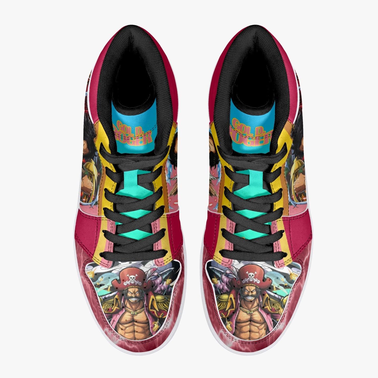 Morukai "Gol D. Roger One Piece Mid 1 Basketball Shoes