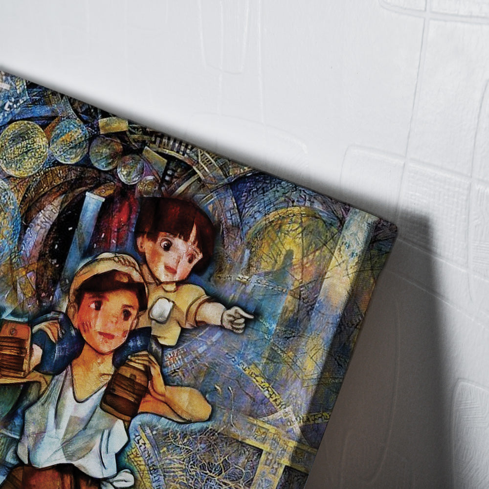 Morukai "Grave of the Fireflies Studio Ghibli Canvas Print Wall Art