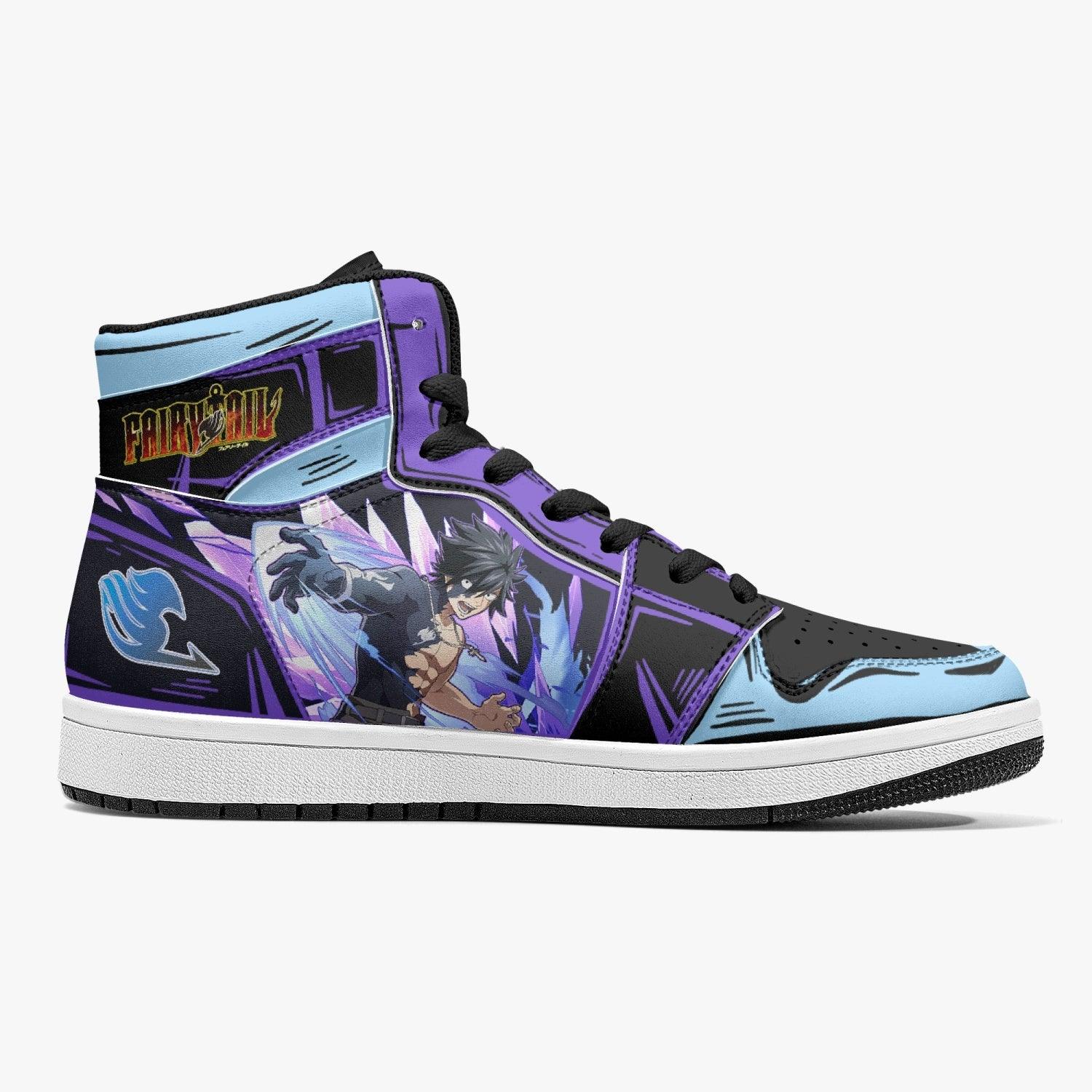 Morukai "Gray Fullbuster Fairy Tail Mid 1 Basketball Shoes
