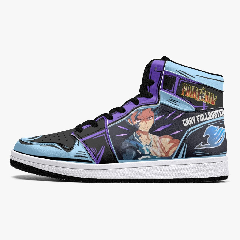 Morukai "Gray Fullbuster Fairy Tail Mid 1 Basketball Shoes