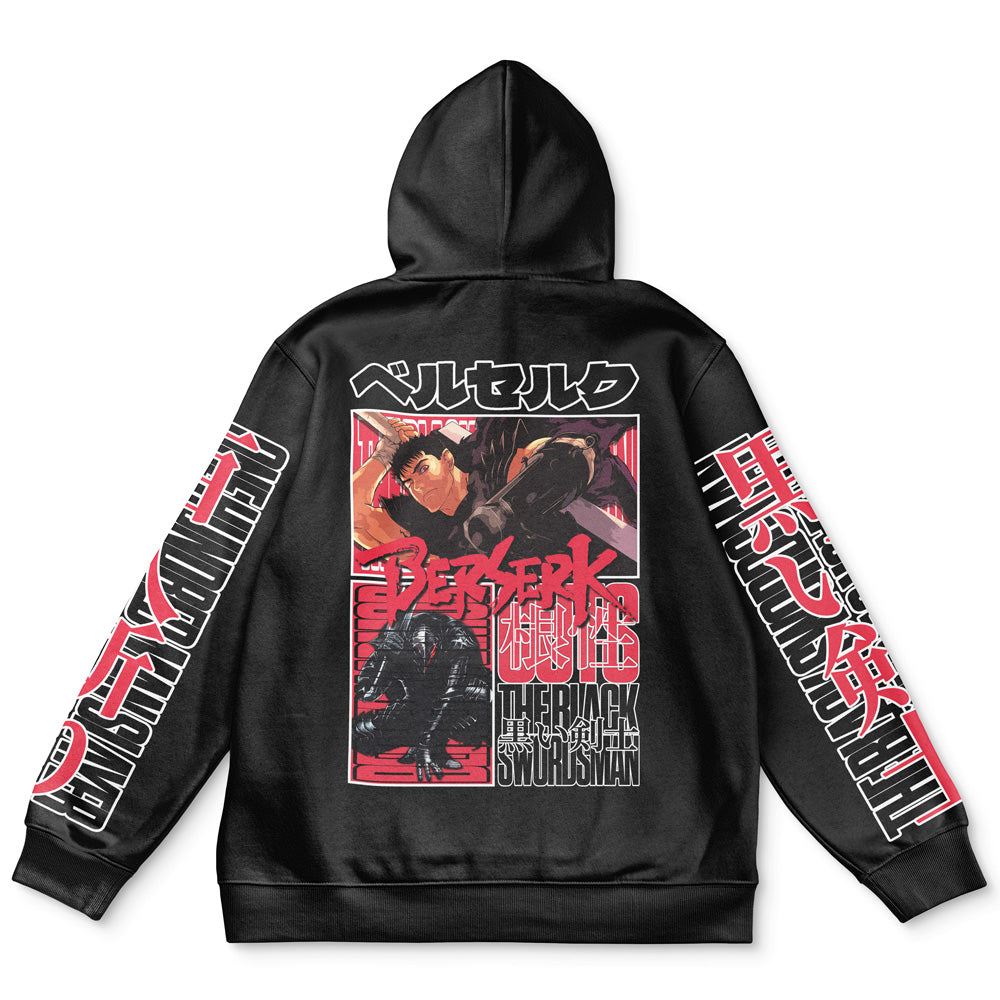 Morukai "Guts Black Swordsman" Berserk Streetwear Hoodie