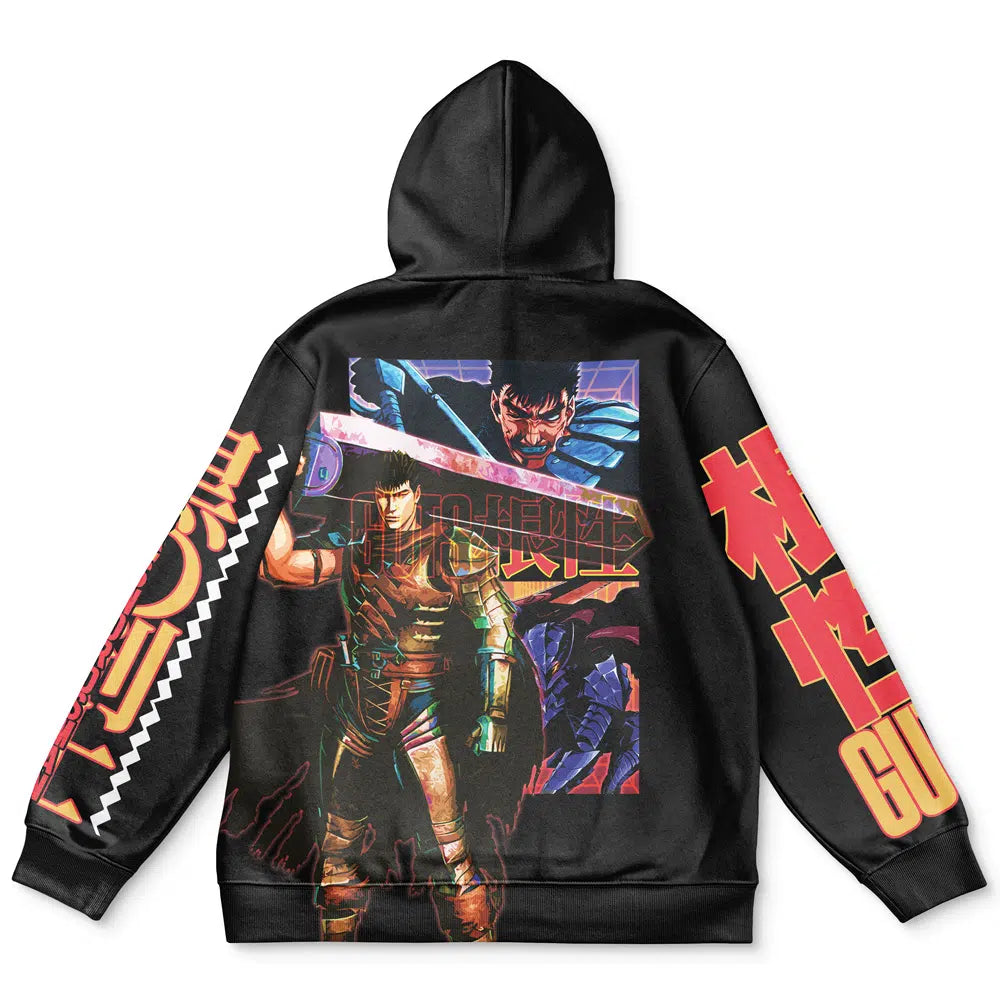 Morukai "Guts Black Swordsman" Berserk Streetwear Hoodie