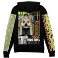 Morukai "Gyomei Himejima Demon Slayer Streetwear Zip Hoodie Jacket