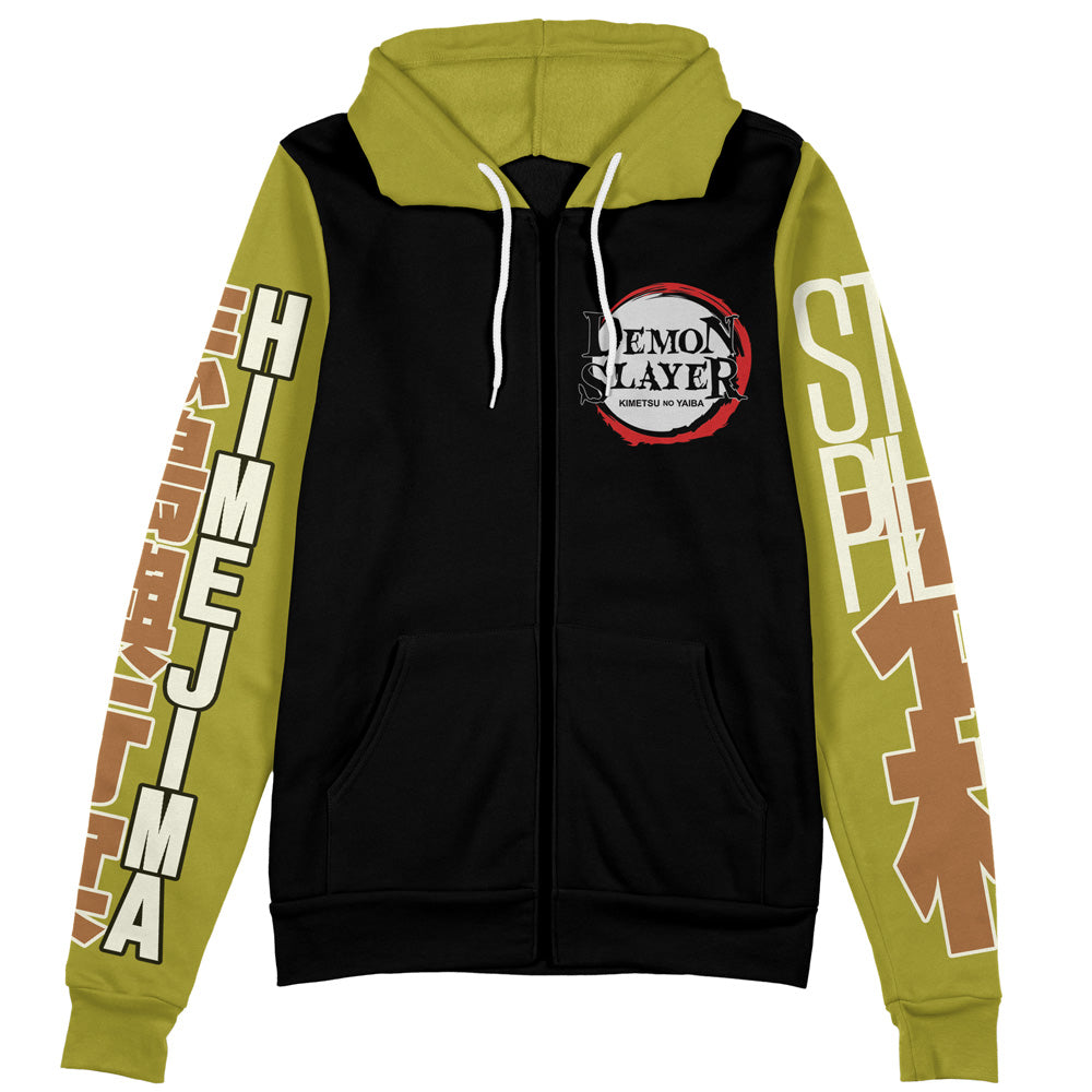 Morukai "Gyomei Himejima V2 Demon Slayer Streetwear Zip Hoodie Jacket