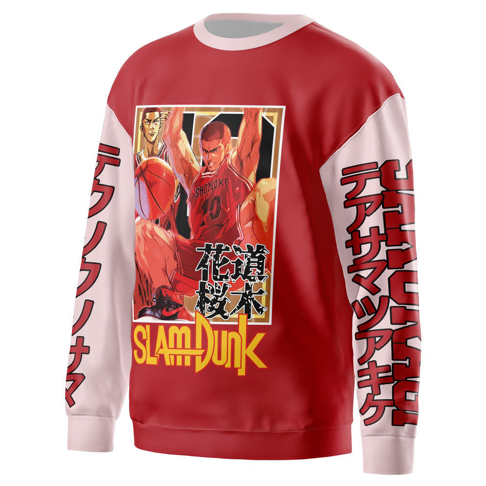 Morukai "Hanamichi Sakuragi Slam Dunk Streetwear Sweatshirt