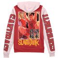Morukai "Hanamichi Sakuragi Slam Dunk Streetwear Zip Hoodie Jacket