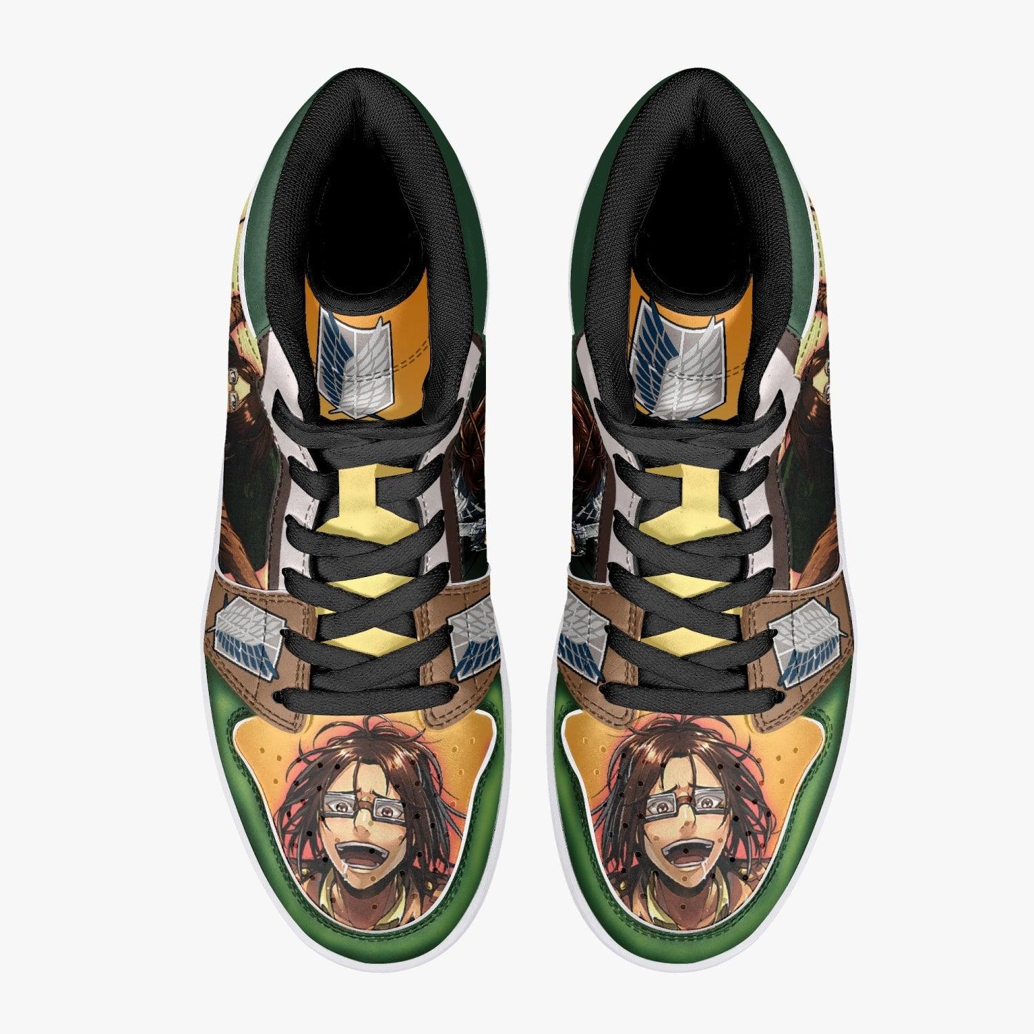 Morukai "Hange Zoe Shingeki no Kyojin Mid 1 Basketball Shoes
