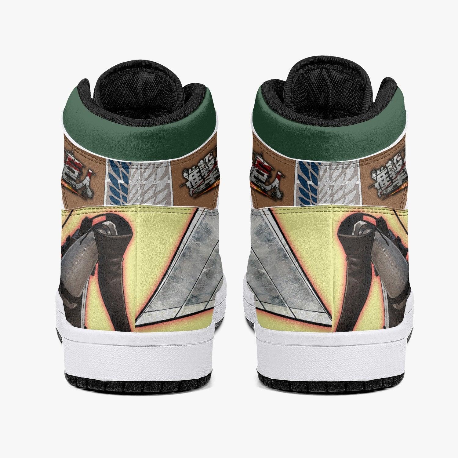 Morukai "Hange Zoe Shingeki no Kyojin Mid 1 Basketball Shoes