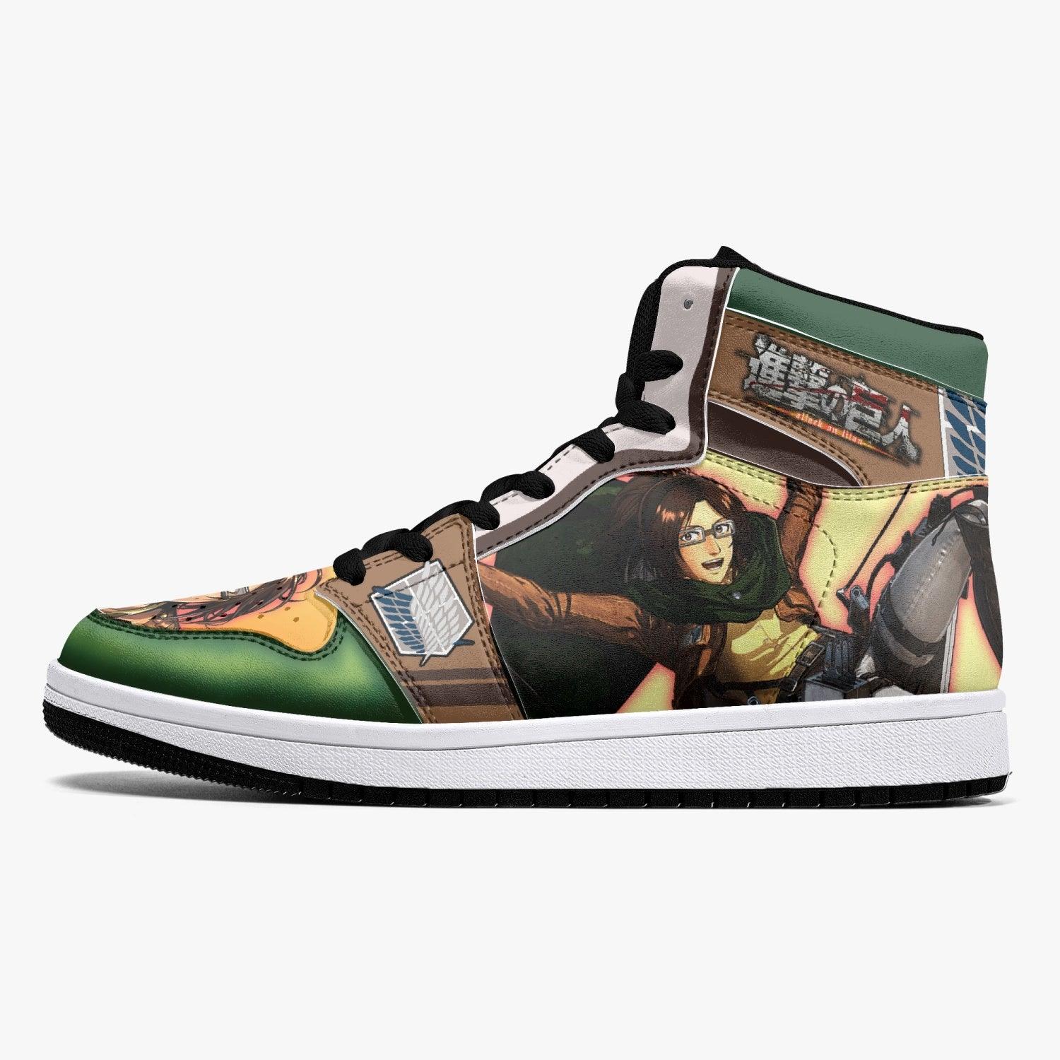Morukai "Hange Zoe Shingeki no Kyojin Mid 1 Basketball Shoes