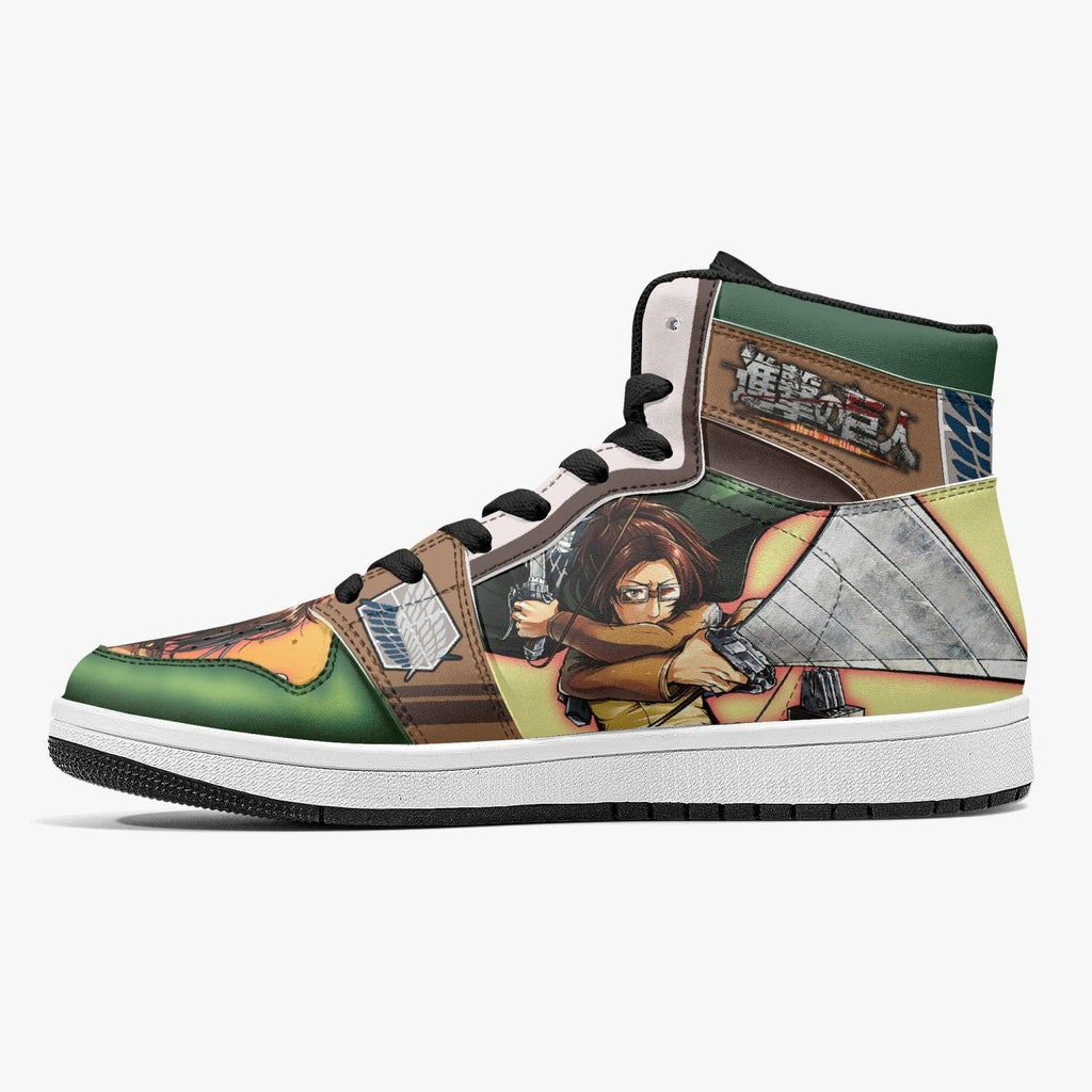 Morukai "Hange Zoe Shingeki no Kyojin Mid 1 Basketball Shoes