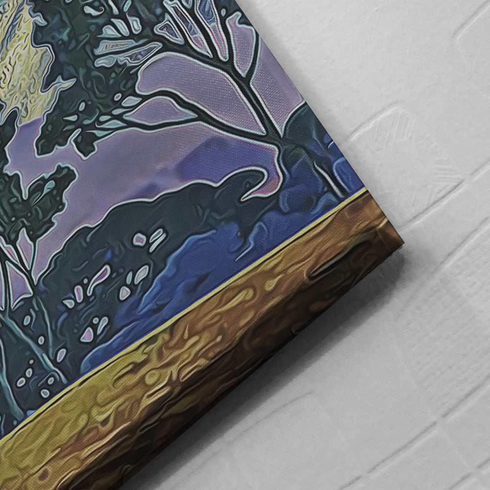Morukai "Happy Bonding Gintama Starry Night Canvas Print Wall Art