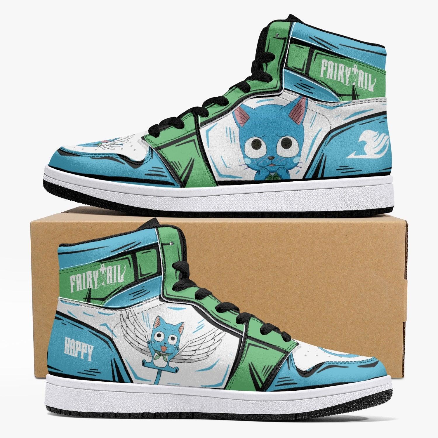 Morukai "Happy Fairy Tail Mid 1 Basketball Shoes