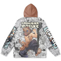 Morukai "Hashibira Inosuke Manga Collage Demon Slayer Streetwear Hoodie