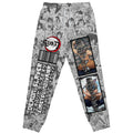 Morukai "Hashibira Inosuke Manga Collage Demon Slayer Streetwear Sweatpants