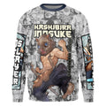 Morukai "Hashibira Inosuke Manga Collage Demon Slayer Streetwear Sweatshirt