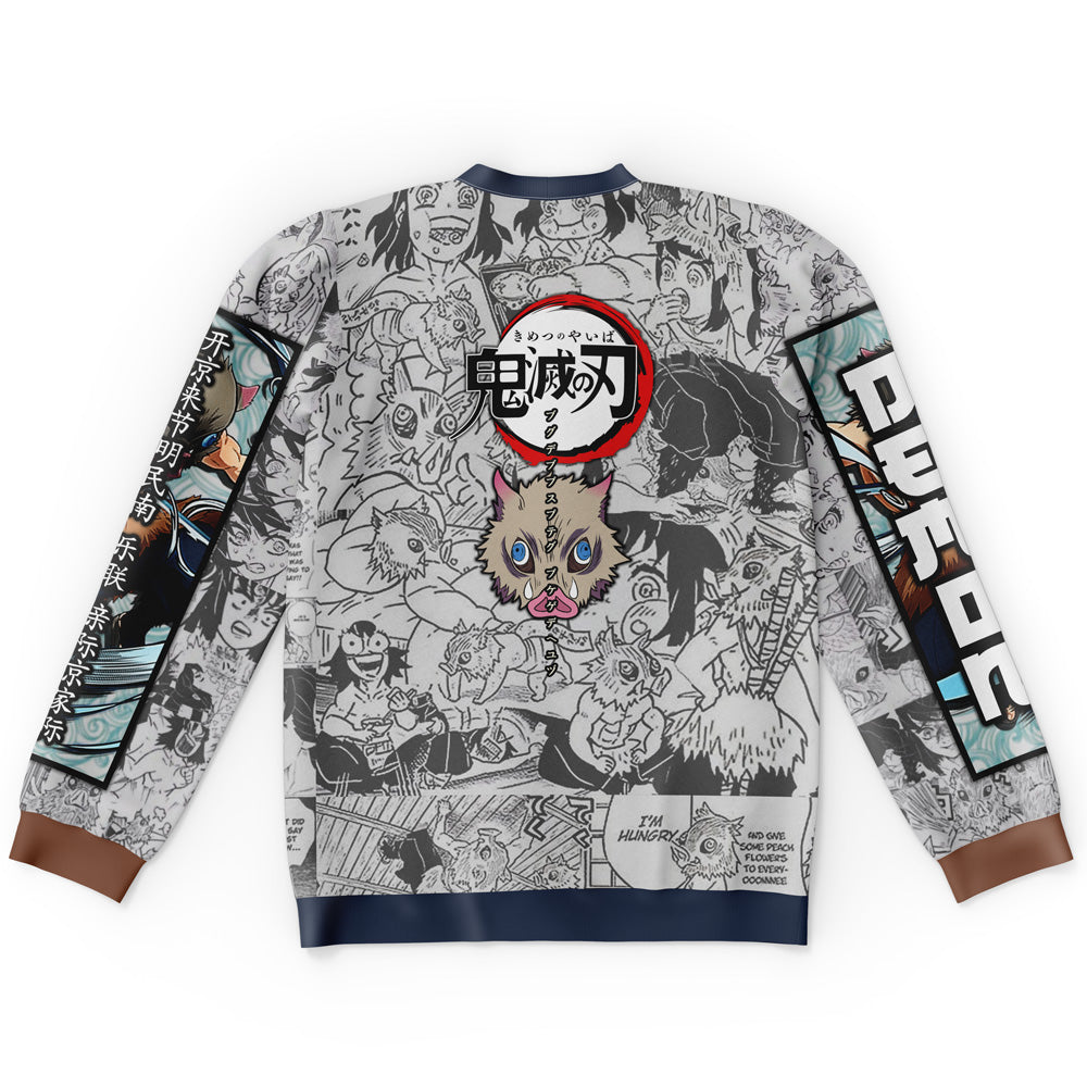 Morukai "Hashibira Inosuke Manga Collage Demon Slayer Streetwear Sweatshirt