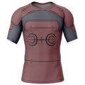 Morukai "Hashirama Senju Naruto Short Sleeve Rash Guard Compression Shirt
