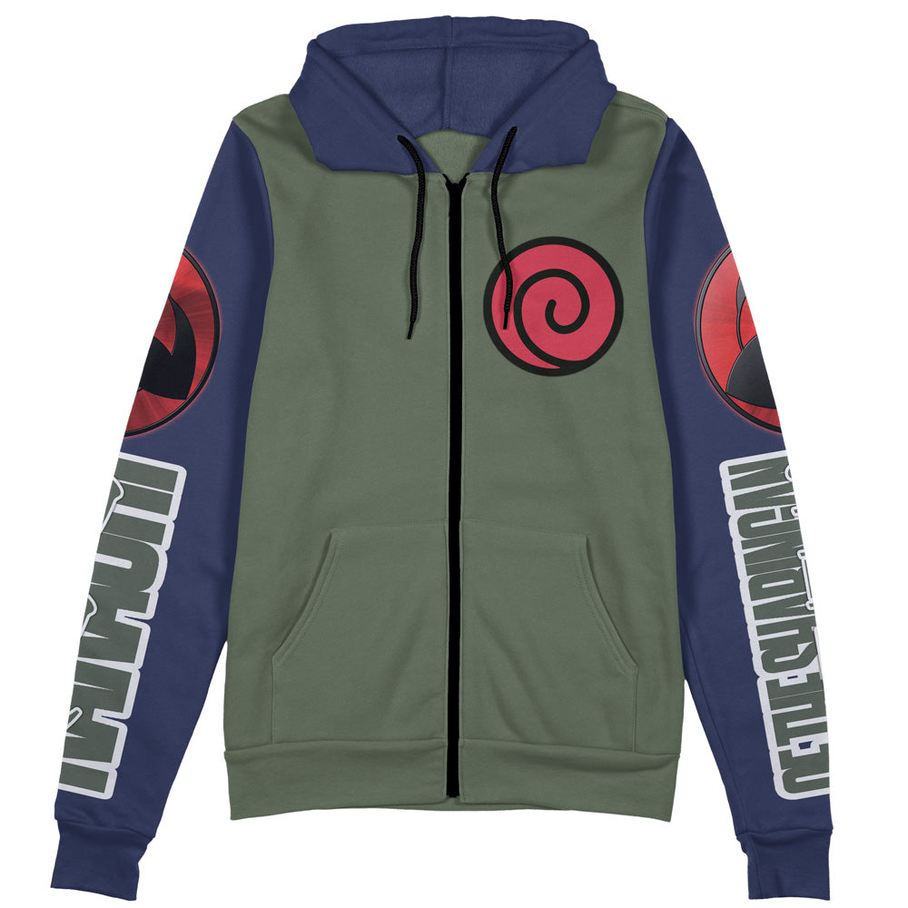 Morukai "Hatake Kakashi Naruto Shippuden Streetwear Zip Hoodie Jacket