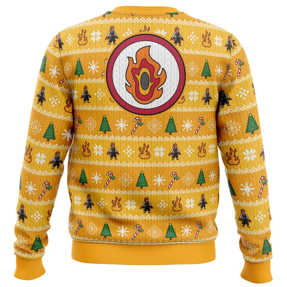 Morukai "Set Your Heart Ablaze" Demon Slayer: Kimetsu no Yaiba Ugly Sweater