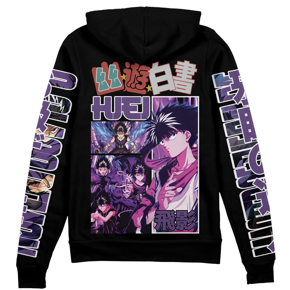 Morukai "Hiei Yuyu Hakusho Streetwear Zip Hoodie Jacket