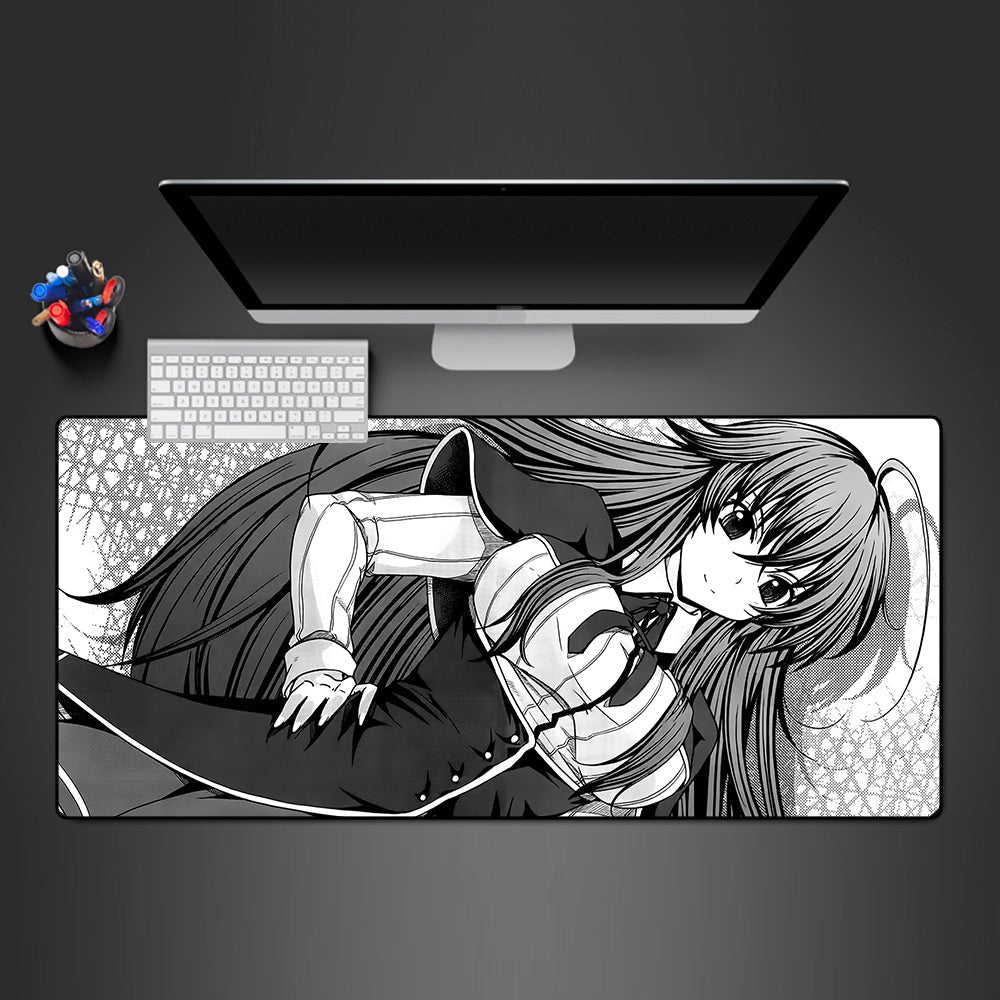 Morukai "Rias Gremory Black & White" High School DxD Gaming Mouse Pad