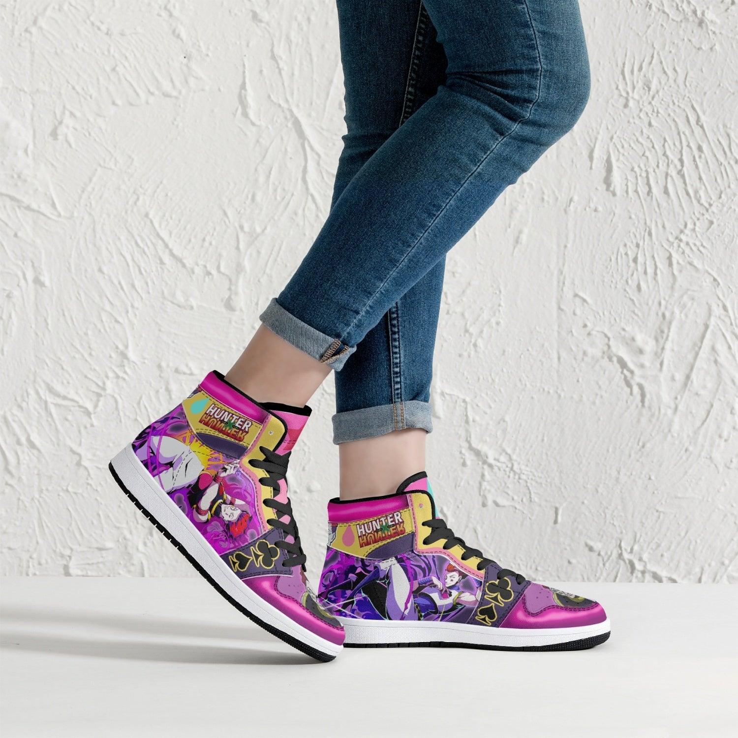 Morukai "Hisoka Bungee Gum Hunter X Hunter Mid 1 Basketball Shoes